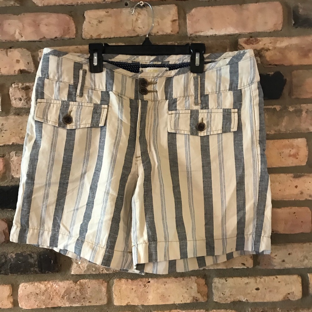 14 heihei white and blue shorts.